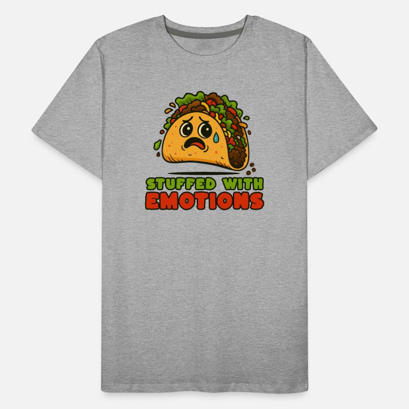 Des tacos remplis d’émotion T-shirt bio Premium Homme