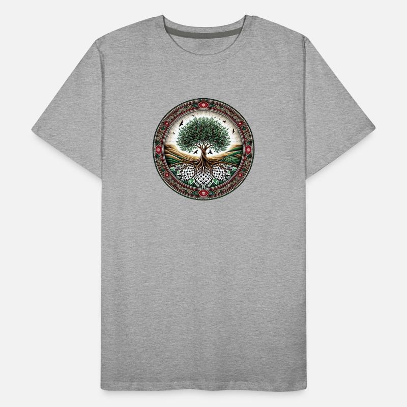 Deep-rooted Men's Premium Organic T-Shirt