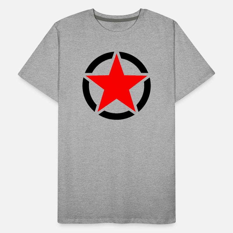Roter Stern Männer Premium Bio T-Shirt