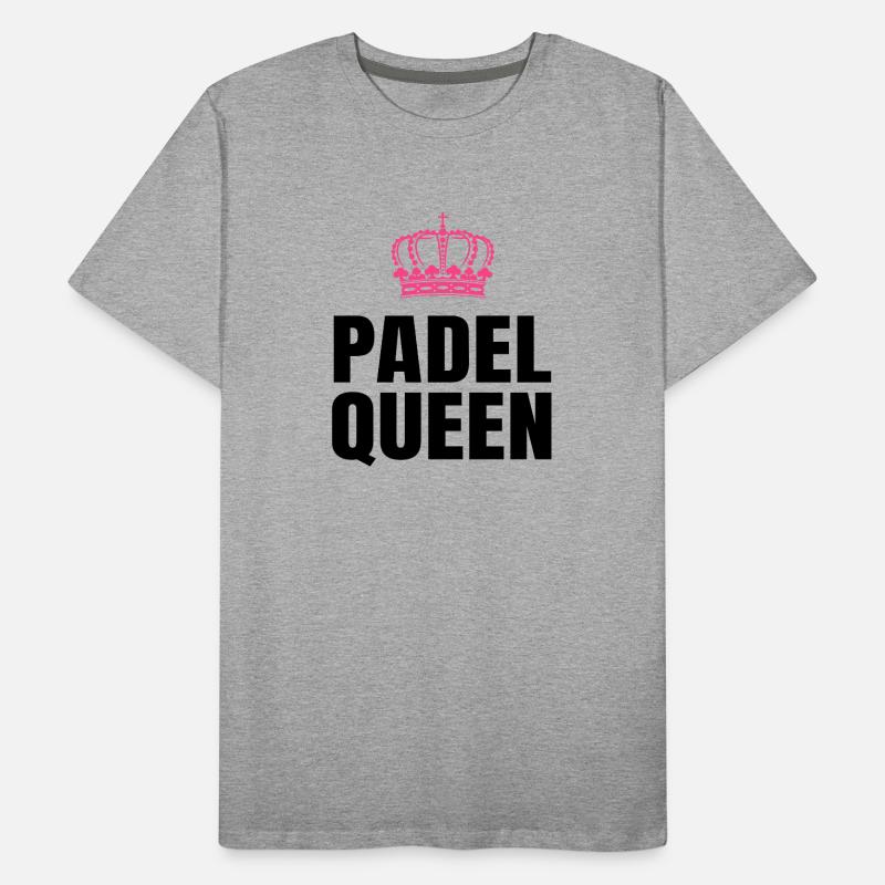 Padel Queen Men's Premium Organic T-Shirt
