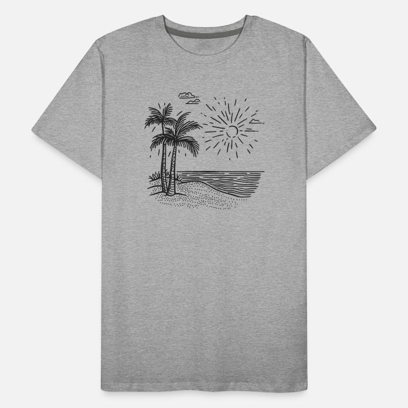 Vacation Mode Men's Premium Organic T-Shirt