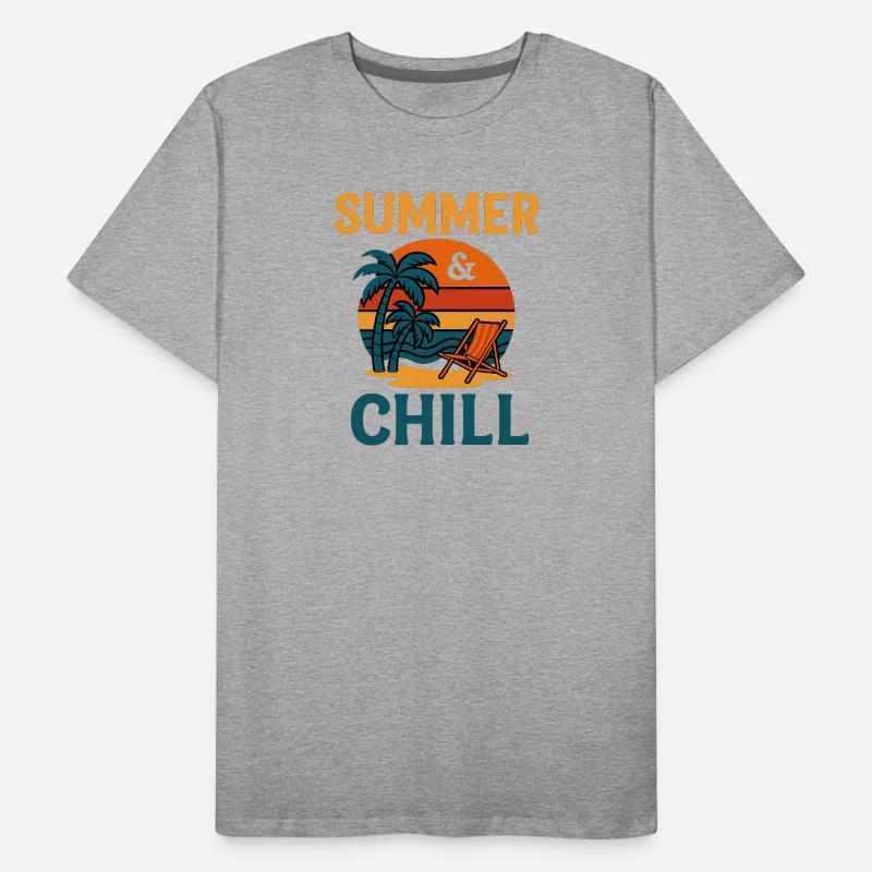 Summer & Chill Männer Premium Bio T-Shirt