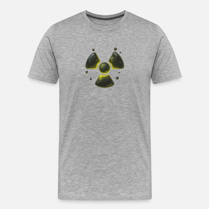 Radioactive - Men's Premium Organic T-Shirt - heather grey
