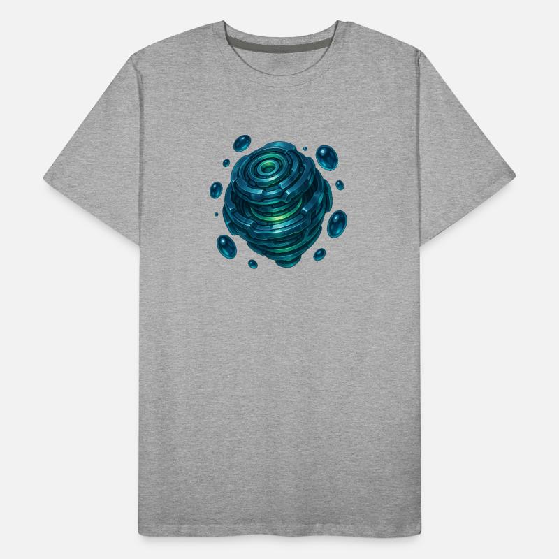Cyber Sphere Matrix Männer Premium Bio T-Shirt