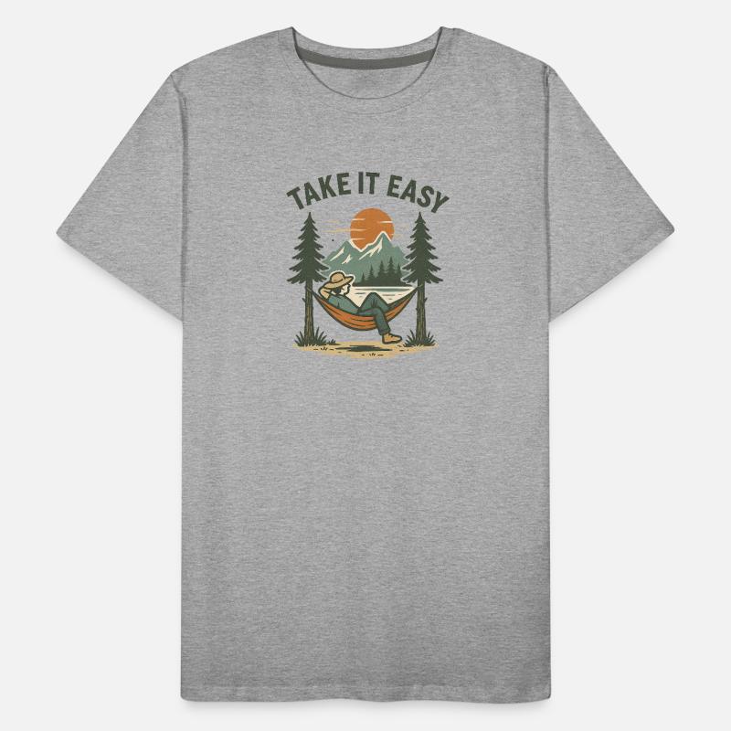 Take It Easy Men's Premium Organic T-Shirt