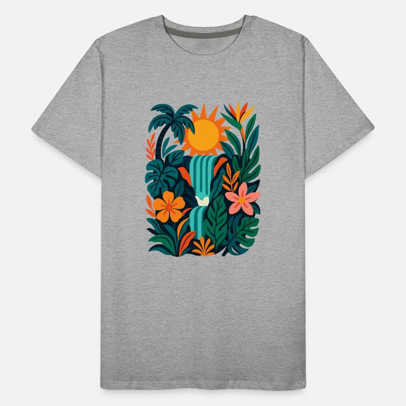 Vibrant Jungle Men's Premium Organic T-Shirt