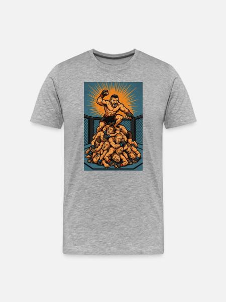 Champion Shirt - Men's Premium Organic T-Shirt - heather grey
