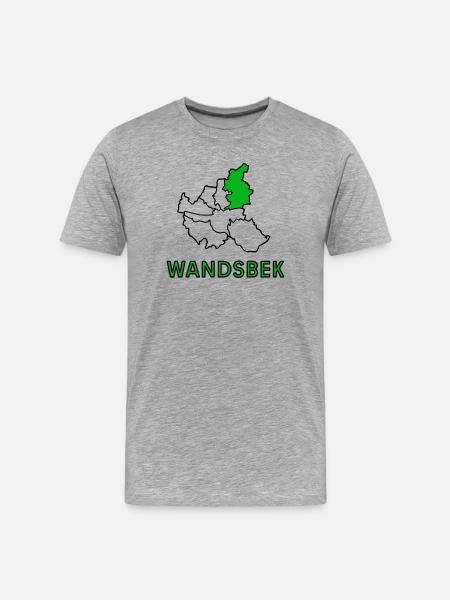 Wandsbek, a district of Hamburg - Men's Premium Organic T-Shirt - heather grey