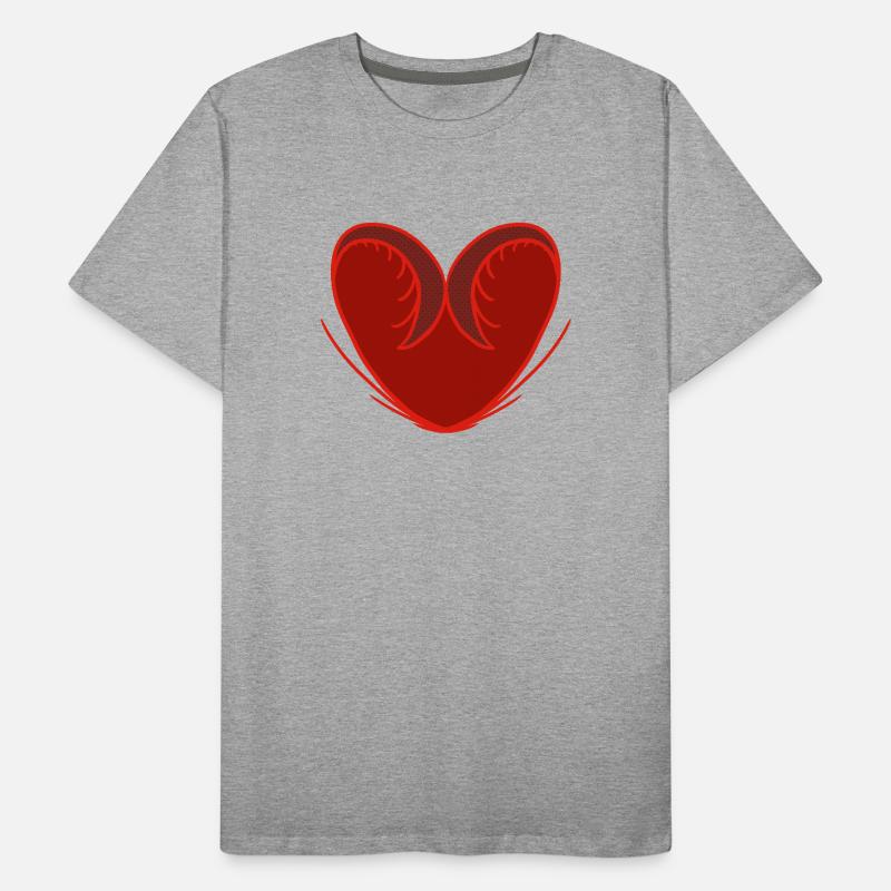 Liebe ist essentiell Männer Premium Bio T-Shirt