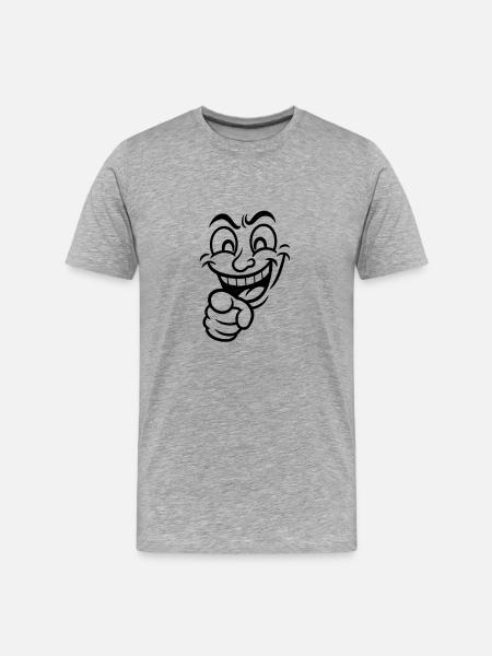 Vous. , toi! - T-shirt bio Premium Homme - gris chiné