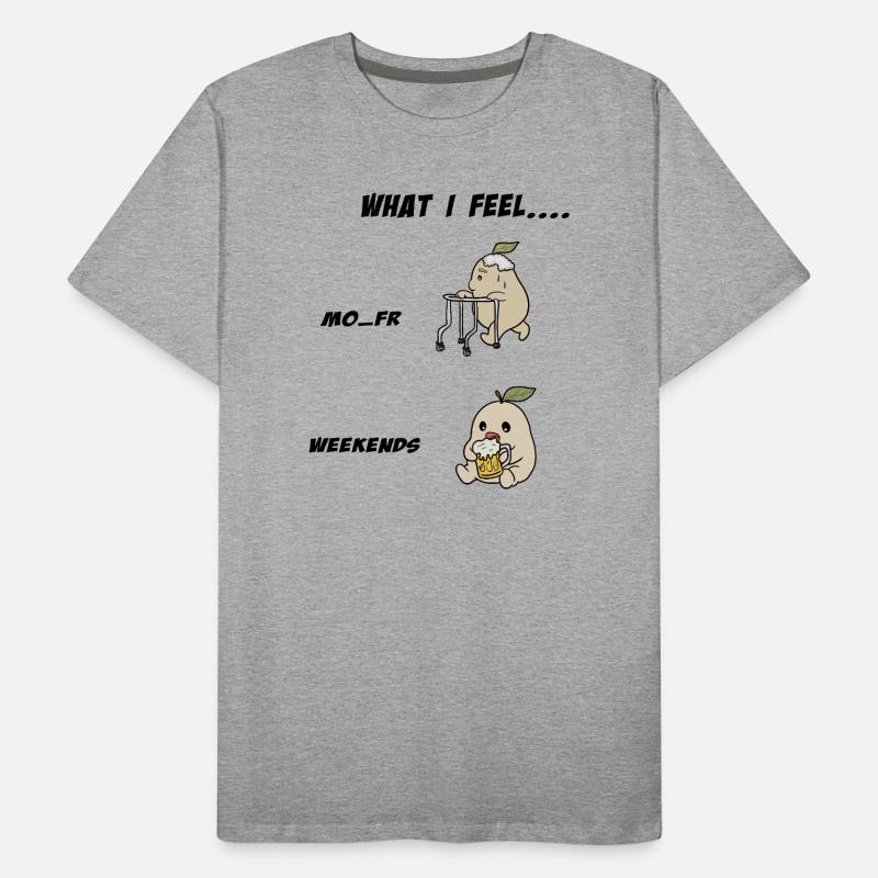 Weekend and work Men's Premium Organic T-Shirt