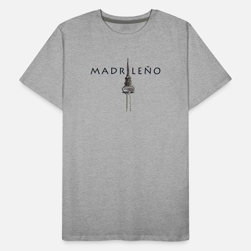 MADRILENIUM Männer Premium Bio T-Shirt