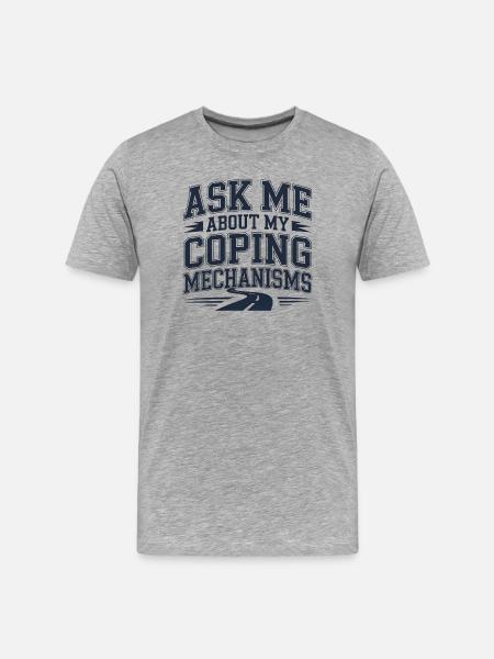 Humorous Quote About Programming - Men's Premium Organic T-Shirt - heather grey