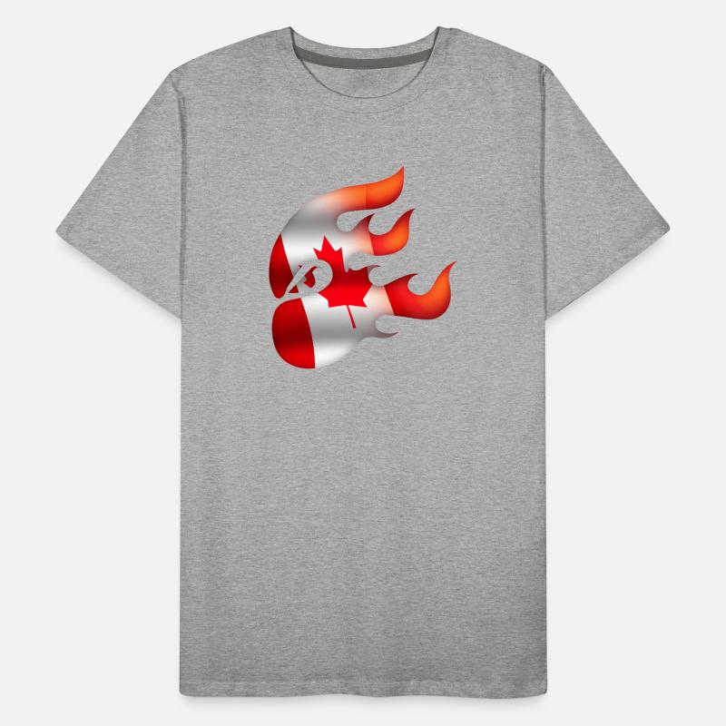 Drapeau du Canada - Canada - Ninja T-shirt bio Premium Homme