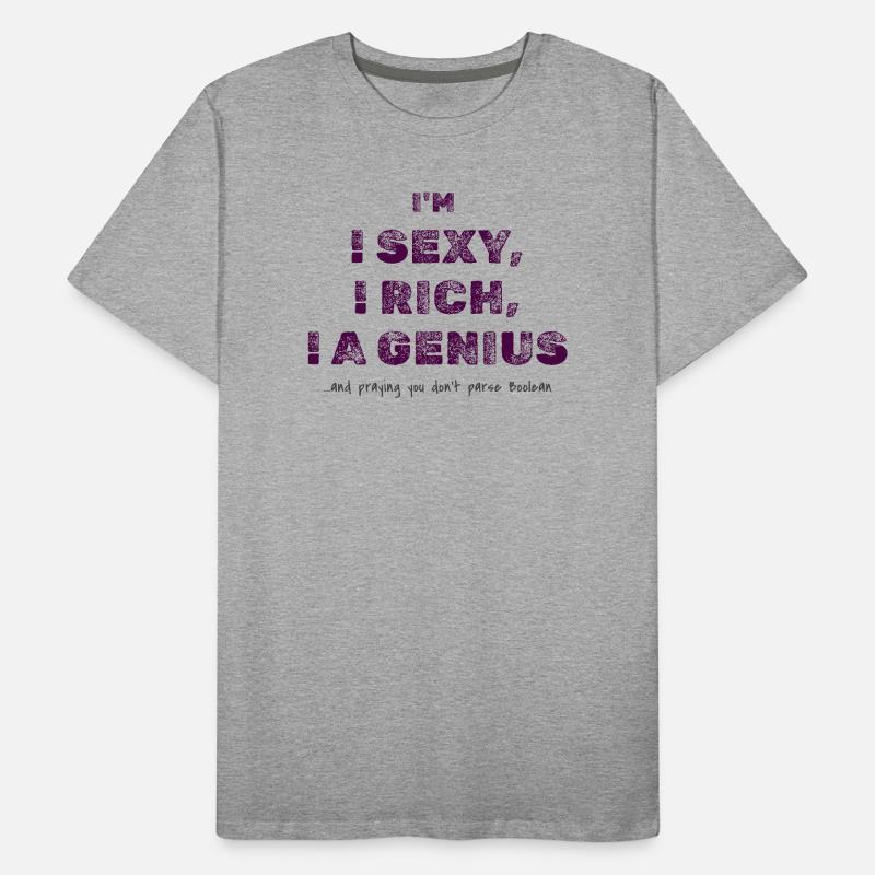 Boolean Logic Joke – Programmer Humor Tee Men's Premium Organic T-Shirt