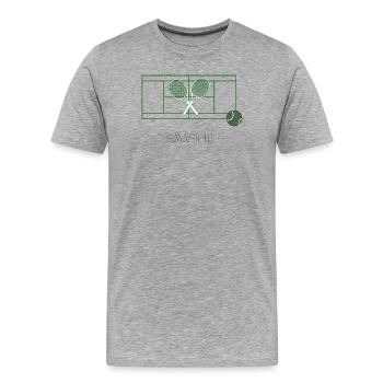 Game. Set. Match. - Men's Premium Organic T-Shirt - heather grey - Front - Damien (186cm)