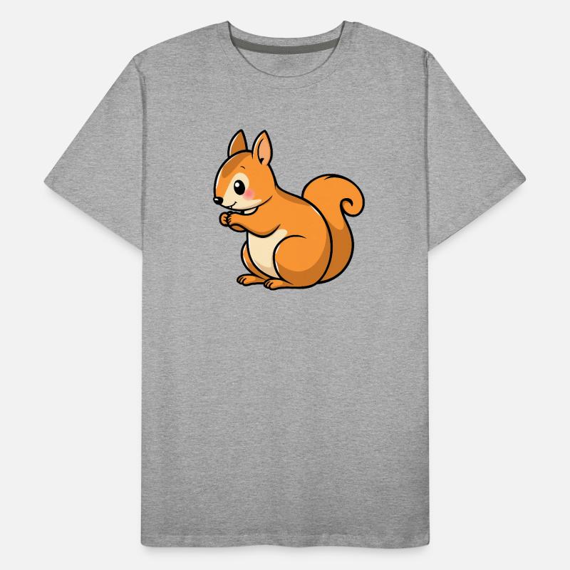 Squirrel Men's Premium Organic T-Shirt