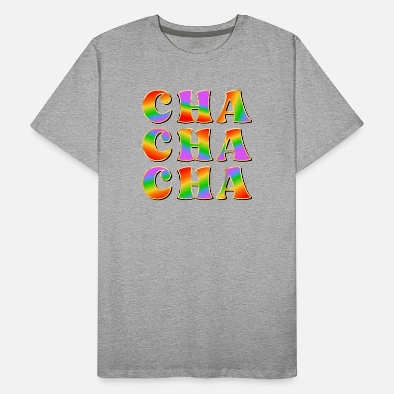 RAINBOW DANCE - DANCING CHA CHA CHA Men's Premium Organic T-Shirt