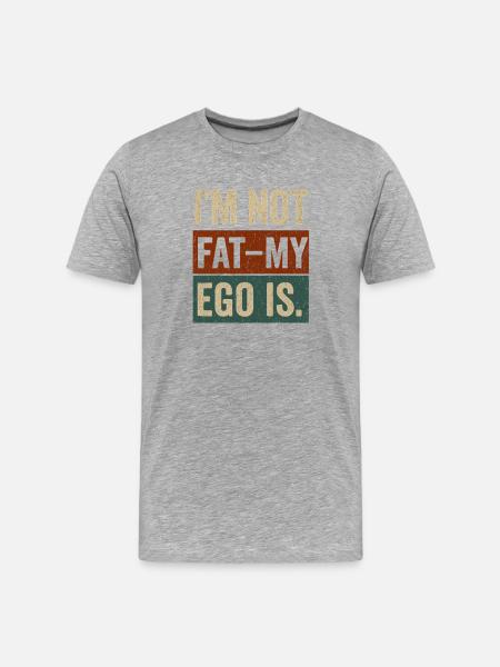 Expressive Bold Statement T-Shirt Design  - Men's Premium Organic T-Shirt - heather grey