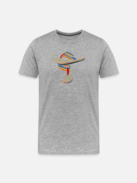 Summer Vibes Retro - Men's Premium Organic T-Shirt - heather grey