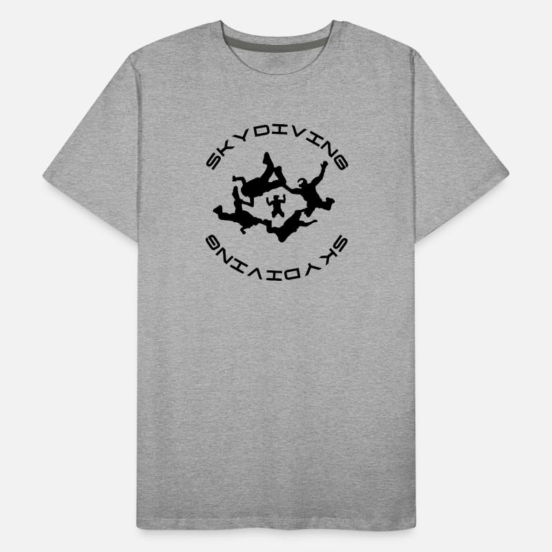 Parachutisme T-shirt bio Premium Homme