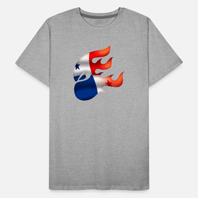 Drapeau du Panama - Panama - Ninja T-shirt bio Premium Homme