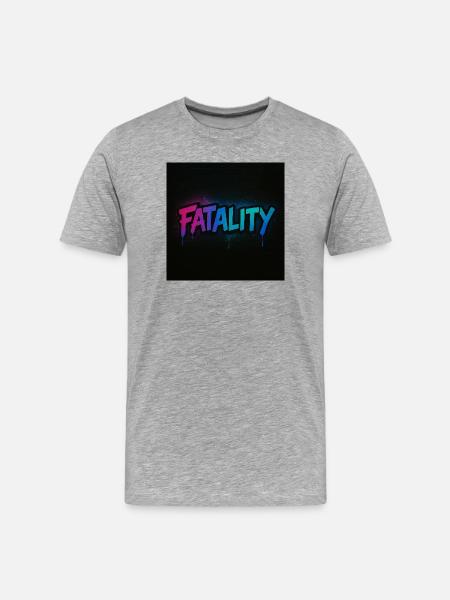 Fatality_Graph - Men's Premium Organic T-Shirt - heather grey
