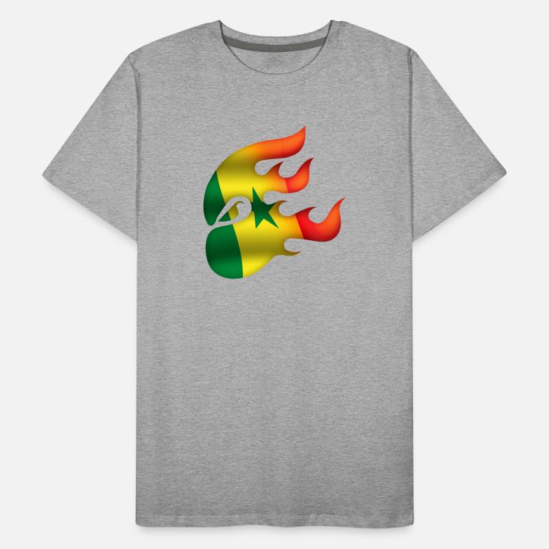 Drapeau du Sénégal - Sénégal - Ninja T-shirt bio Premium Homme