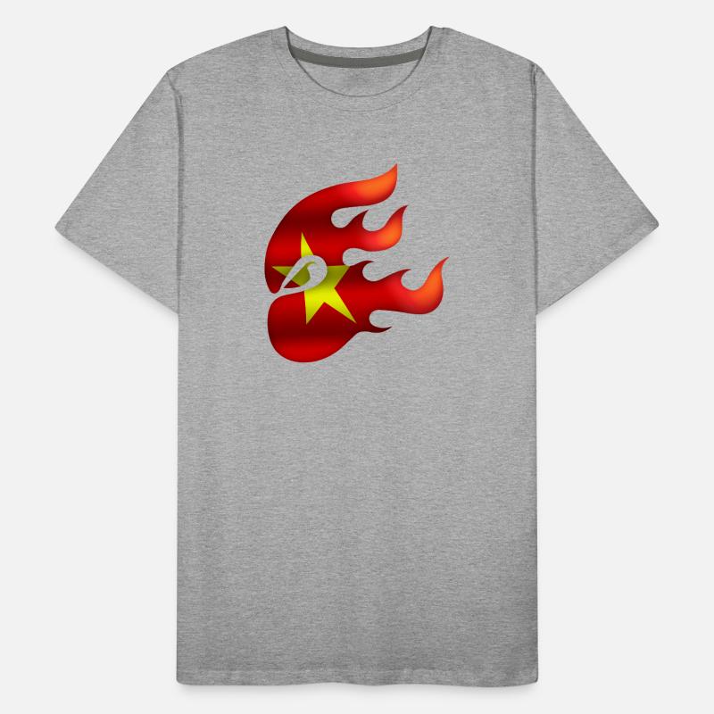 Drapeau du Vietnam - Vietnam - Ninja T-shirt bio Premium Homme