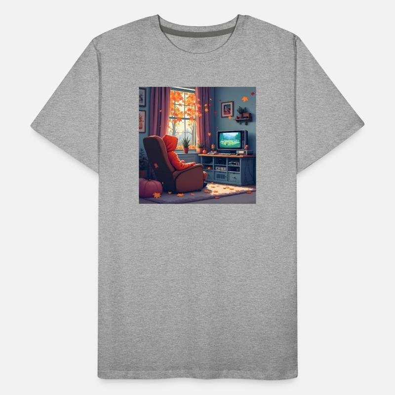 Fall Into Gaming Männer Premium Bio T-Shirt