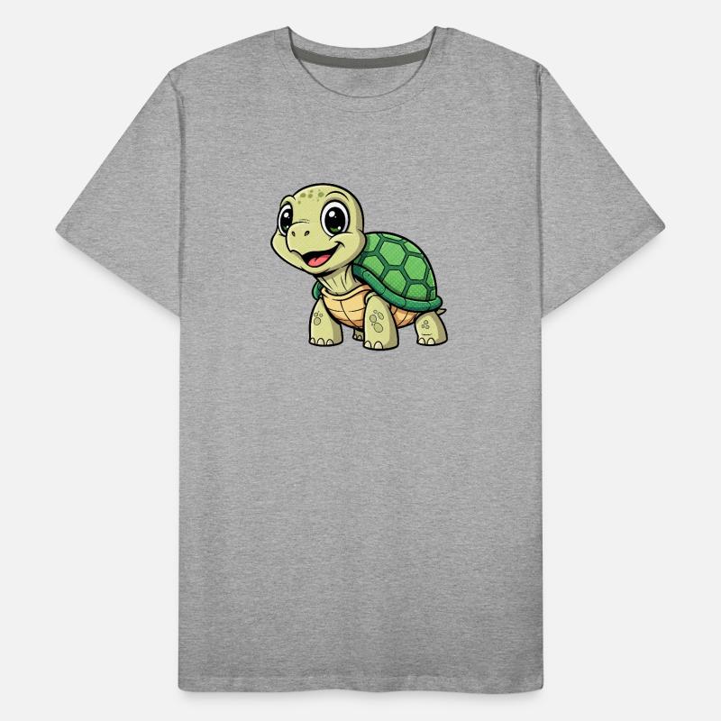 Cute turtle animation Men's Premium Organic T-Shirt