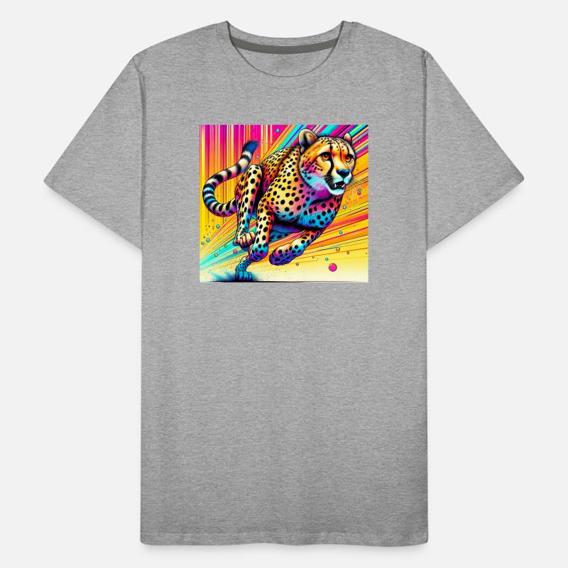 guépard T-shirt bio Premium Homme
