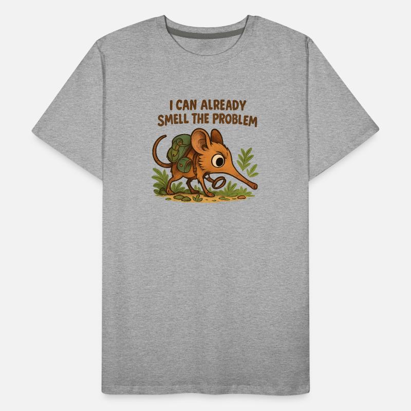 Rüsselhündchen - smell the problem funny animal Männer Premium Bio T-Shirt