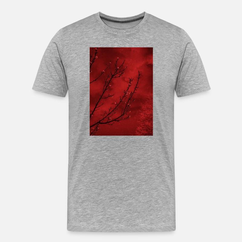 Verfallen - Männer Premium Bio T-Shirt - Grau meliert