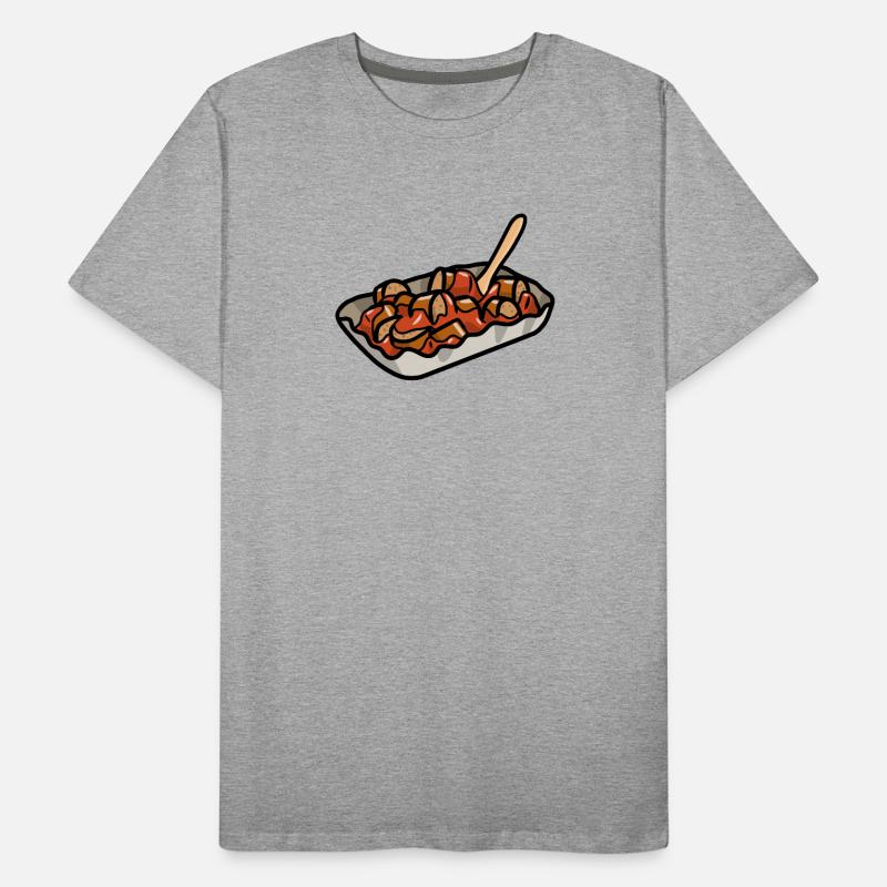 Berlin Currywurst Bratwurst Wurst Curry Grill Men's Premium Organic T-Shirt