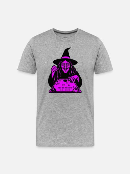 Hypnotic Witch Board - Men's Premium Organic T-Shirt - heather grey