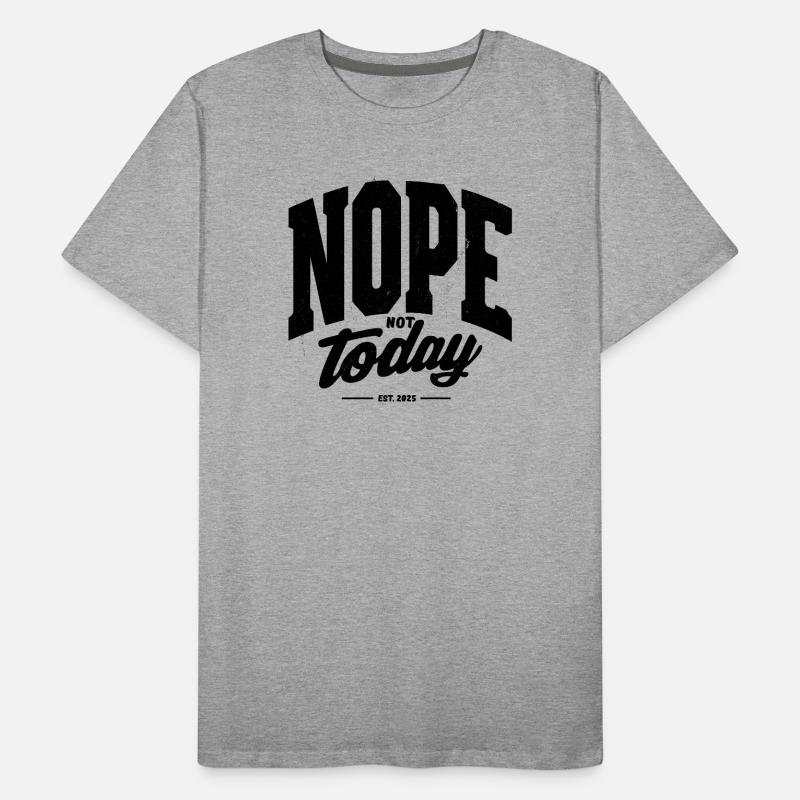 N O P E T-shirt bio Premium Homme