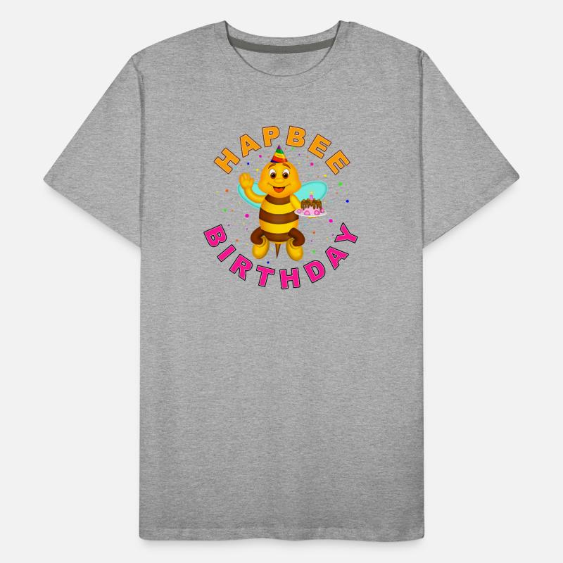 HAPBEE Geburtstag mit Text Männer Premium Bio T-Shirt