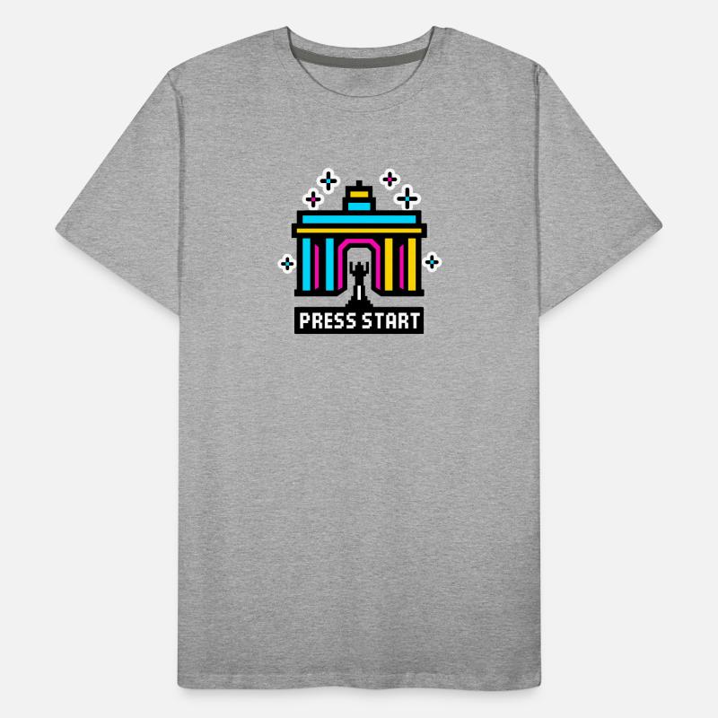 Press Start Berlin Men's Premium Organic T-Shirt