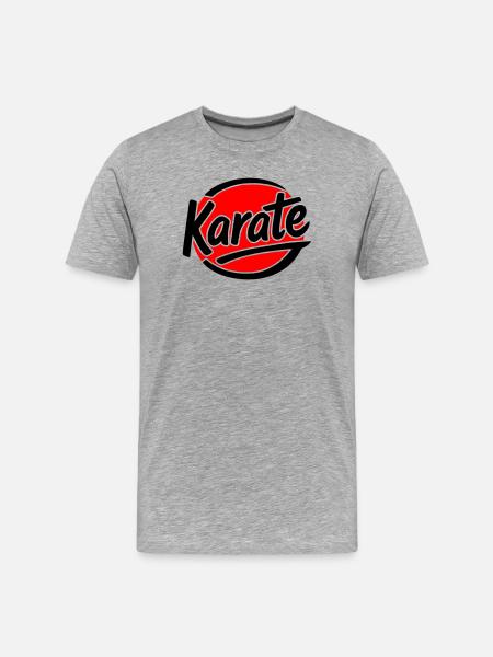 Karaté - T-shirt bio Premium Homme - gris chiné