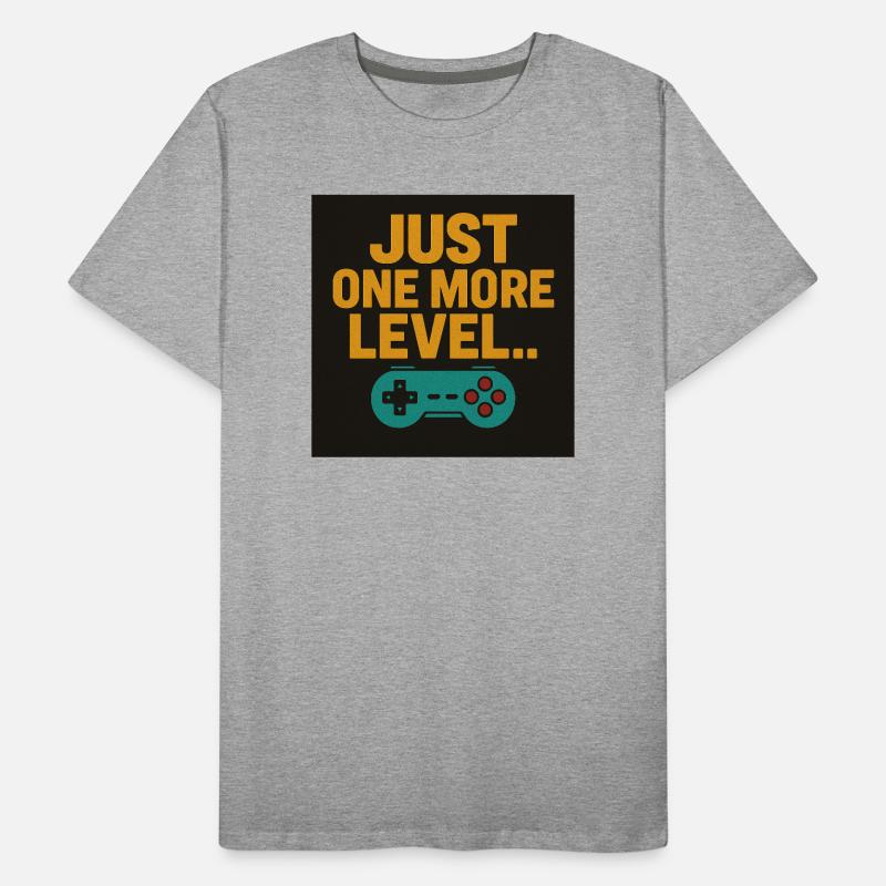 Gaming Motivation Spruch mit Controller Männer Premium Bio T-Shirt