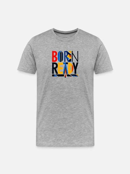 Characterized by Strength and Clarity - Men's Premium Organic T-Shirt - heather grey
