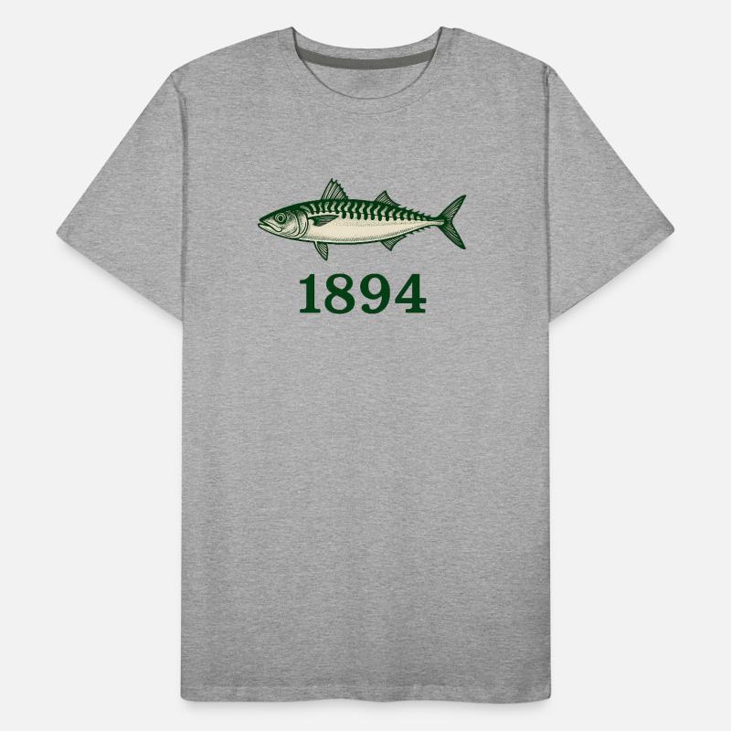 1894 Mackerel Men's Premium Organic T-Shirt