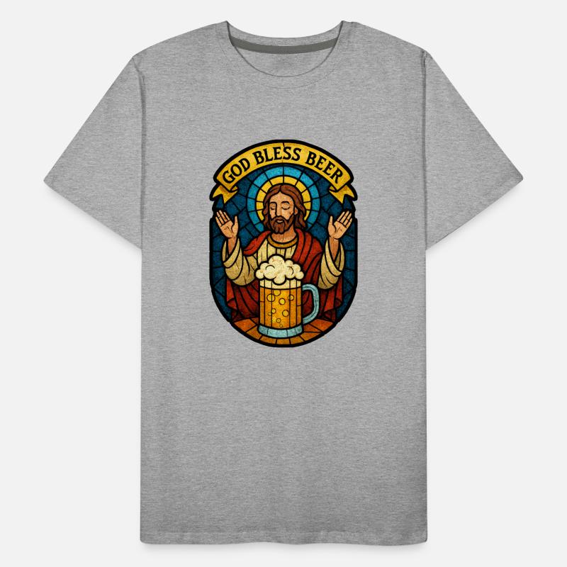 God Bless Beer Men's Premium Organic T-Shirt