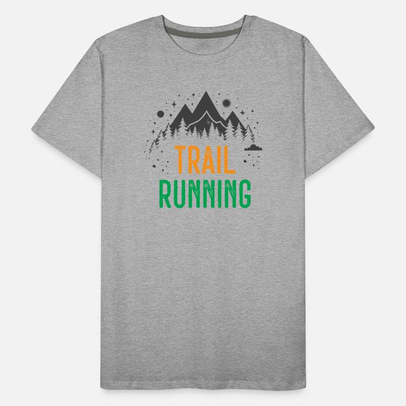 Course sur sentier T-shirt bio Premium Homme
