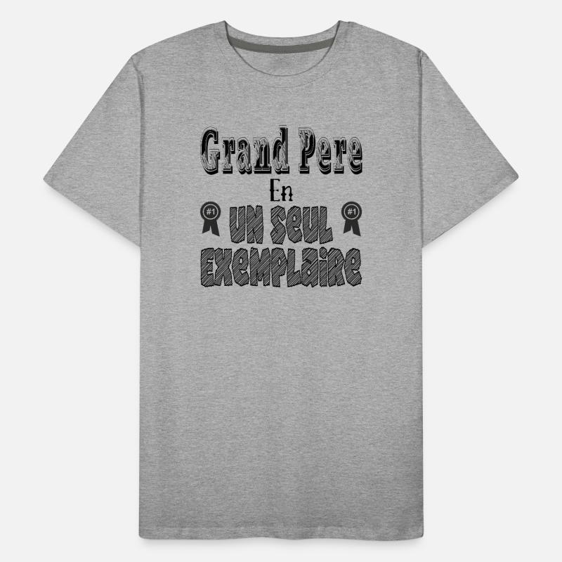 Großvater in einer einzigen Kopie Männer Premium Bio T-Shirt