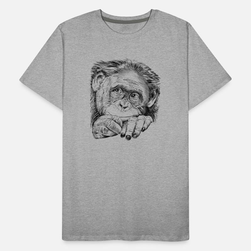 Monkey Men's Premium Organic T-Shirt