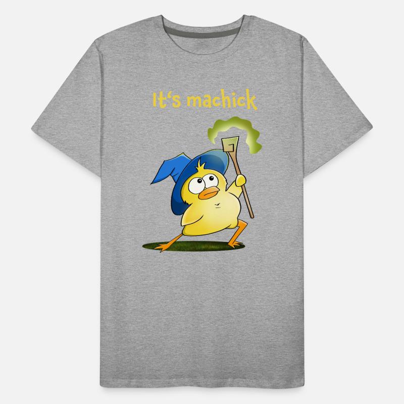 Magic Chick Spell Design Men's Premium Organic T-Shirt