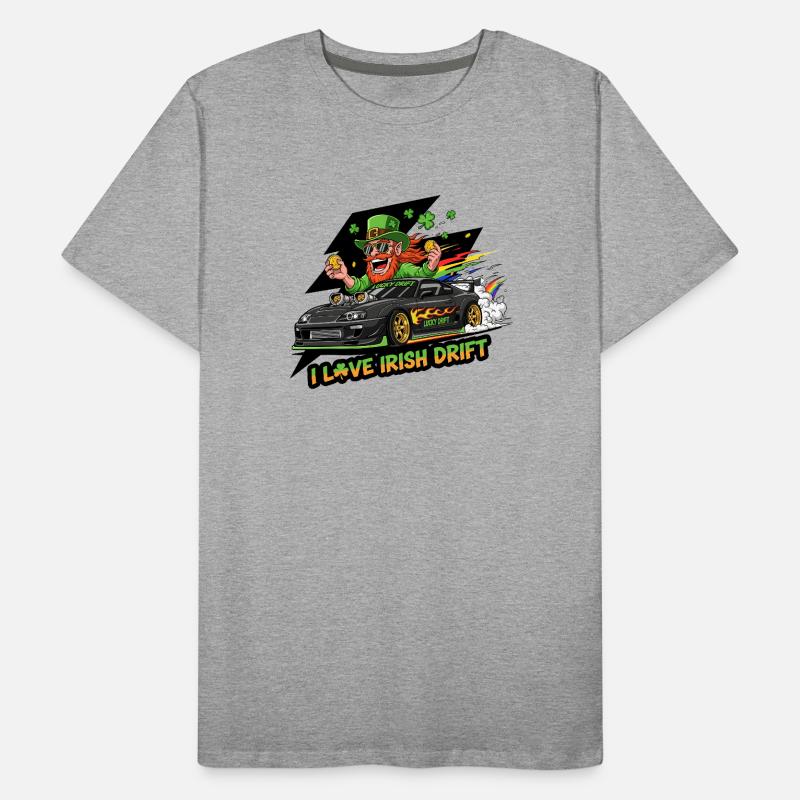 T-shirt de célébration de l’Irish Drift T-shirt bio Premium Homme