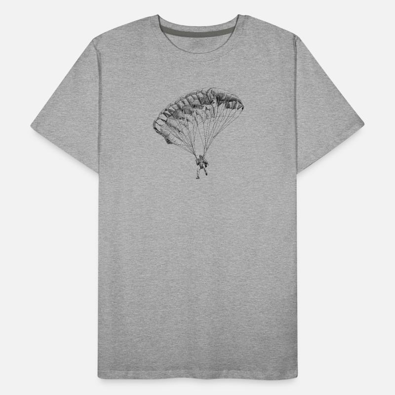 Fallschirm Männer Premium Bio T-Shirt